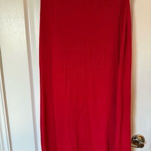 SPANNER Vibrant Red Maxi Skirt
